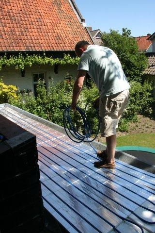 Natuurlijk zelf ook een handje geholpen...