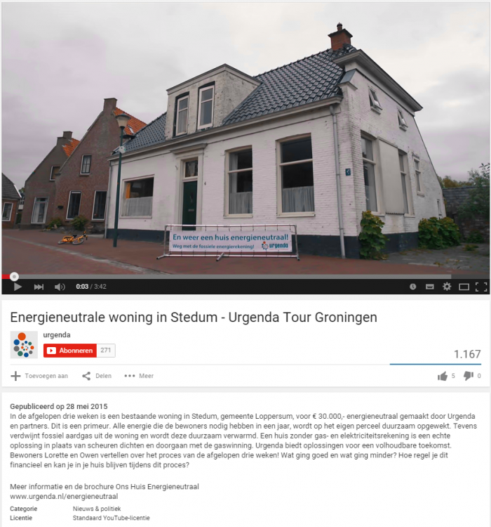 Stedum (Gr.): weer een woning energieneutraal