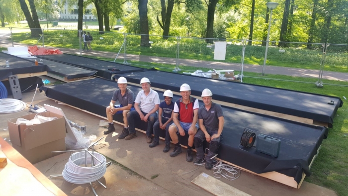 BIPVT Dakpanelen gereed voor plaatsing